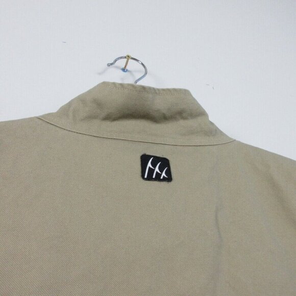 Fin Tech Men's XL Tan Full Zip Heavy-Duty Canvas Vest Multipocketed Lined 850 - Picture 8 of 11